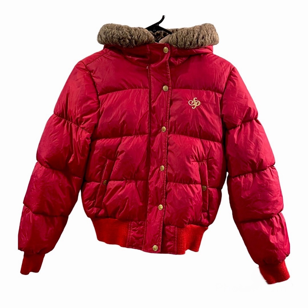 Girl’s South Pole Red Puff Coat